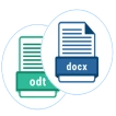 Support DOCX and ODT import